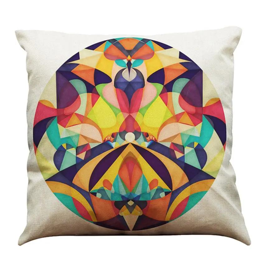 Ouneed Geometric Lattice Sofa Bed Home Decoration Festival pillow Cushion Cover | Дом и сад