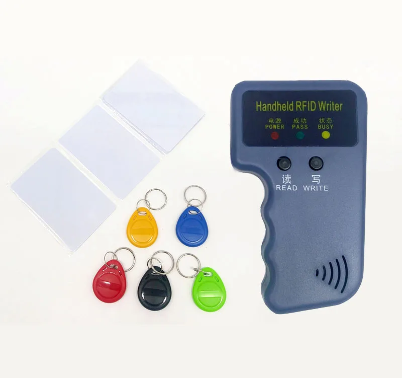 Ручной 125 кГц EM4100 TK4100 RFID Копир писатель Дубликатор Программист ридер+ 5 шт. EM4305 T5577 перезаписываемые ID Брелоки