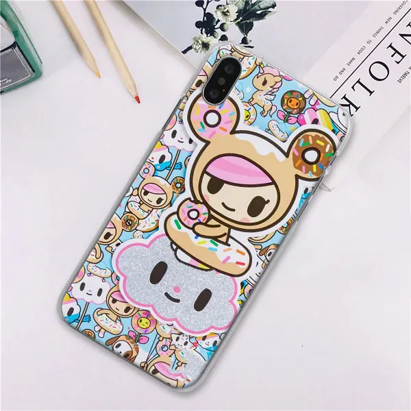 Японский Tokidoki чехол для телефона s для Apple iPhone 7 8 Plus 6 6s Plus X XS XR XS MAX 5 5S чехол для телефона Coque - Цвет: 10