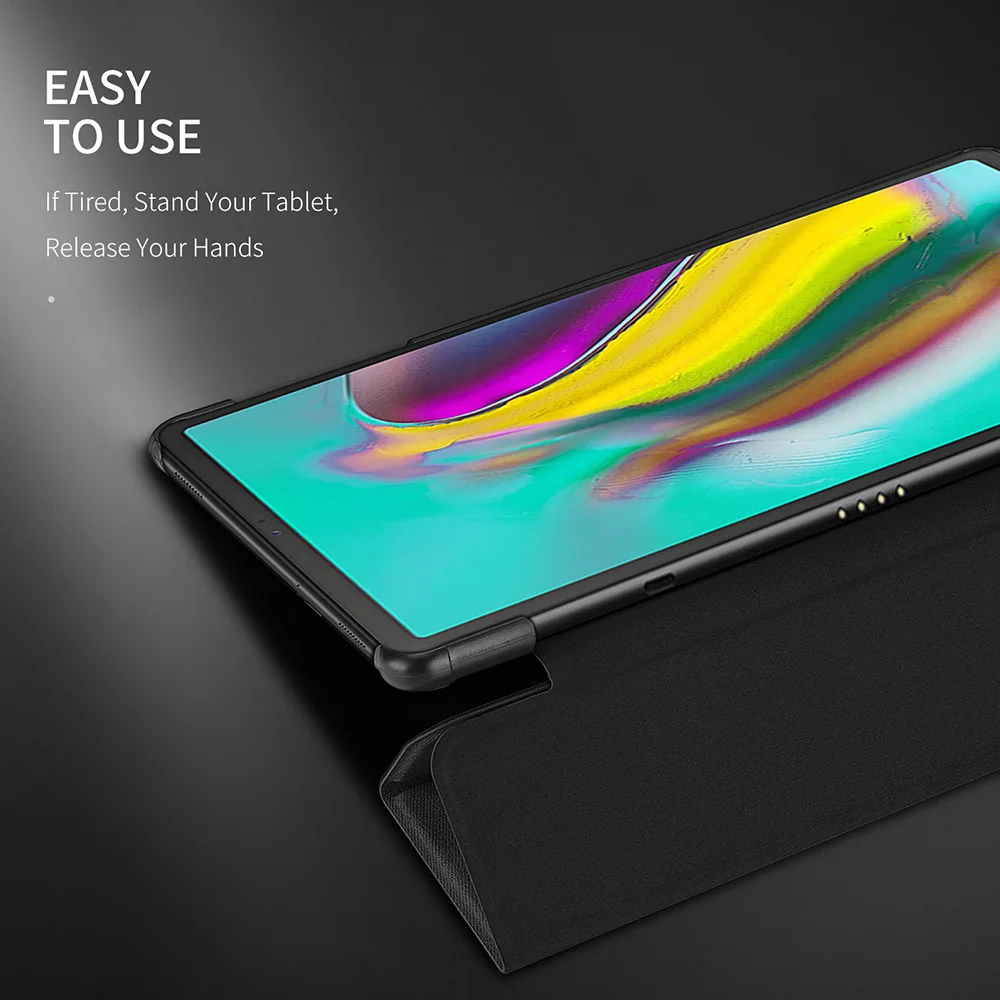 Смарт чехол для samsung Galaxy TAB S4 в A2 10 5 2018 S5E кожаный на магните A 8 0 1 2019 планшета|Чехлы