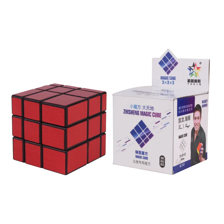 2019 YUXIN зеркальный волшебный куб 3x3x3 профессиональный с глянцевым покрытием