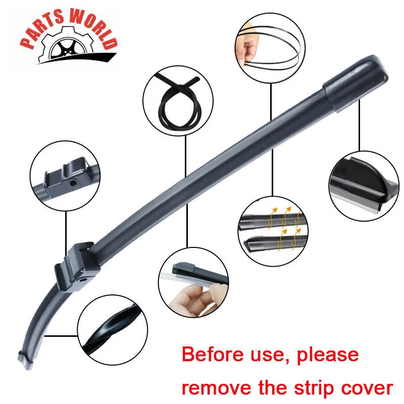 Передняя и задняя Щетка стеклоочистителя без рычага для Alfa Romeo 147 2005-2009 Высокое