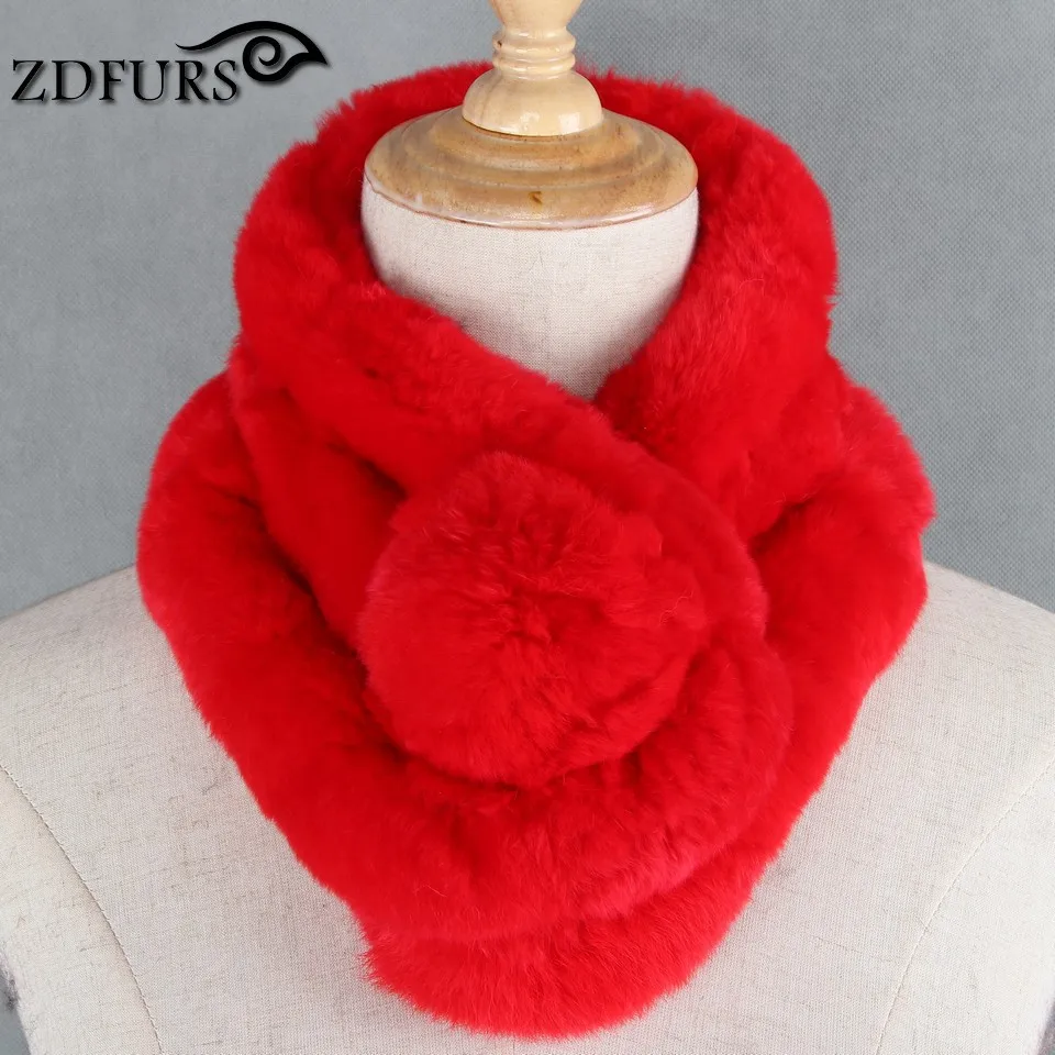 ZDFURS* женский шарф из натурального меха высокого качества Роскошный большой мех кролика рекс шарфы толстые теплые зимние модные брендовые новое поступление