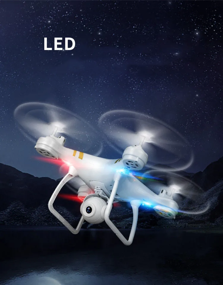 PIP игры Радиоуправляемый Дрон с Камера 720 P квадрокоптер WI-FI FPV 6CH удаленного