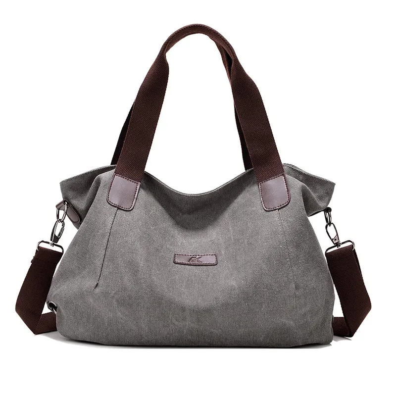

ZHIERNA Ladies' Handbag Women's Shoulder Bag Canvas Pack Messenger Bag Women Travel Multi-functional High Capacity Leisure Pack