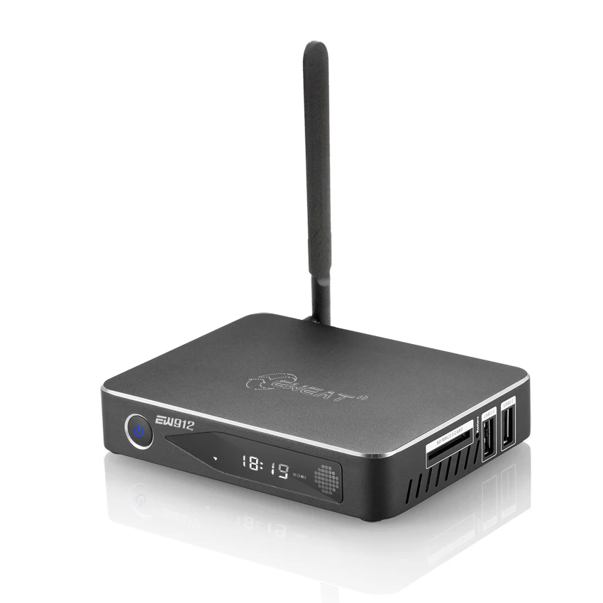 Новейший ТВ-приставка EW912 Amlogic S912 Android 6,0 2 ГБ/16 ГБ гигабитная LAN WiFi BT4.0 H.265 addons предустановочный медиаплеер