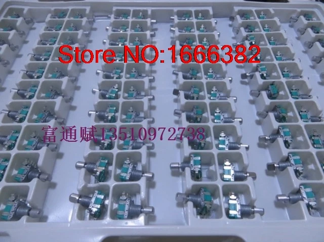 Import encoder EC11 pulse potentiometer switch side transfer belt 30 bit 15MM half handle | Электроника
