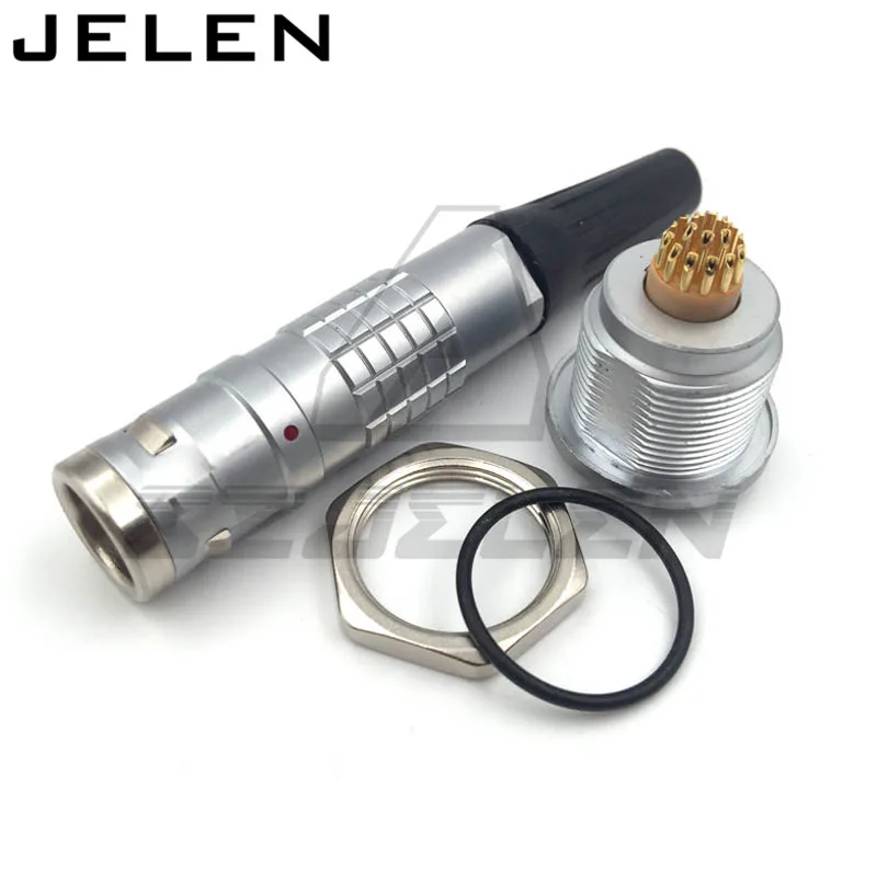 SZJELEN разъем FGG/яйцо 2 K 3 4 5 6 7 8 10 12 14 16 18 19 26pin вилки и розетки M15 круглый металлический
