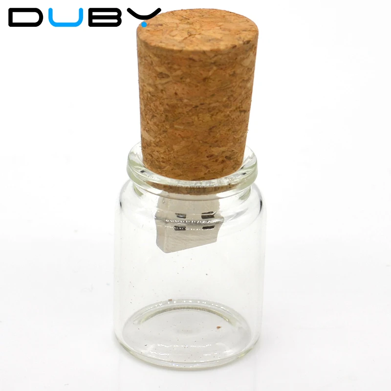 Модный флеш-накопитель в виде бутылки желаний 64 ГБ 32 16 8 4 Гб популярный стеклянный