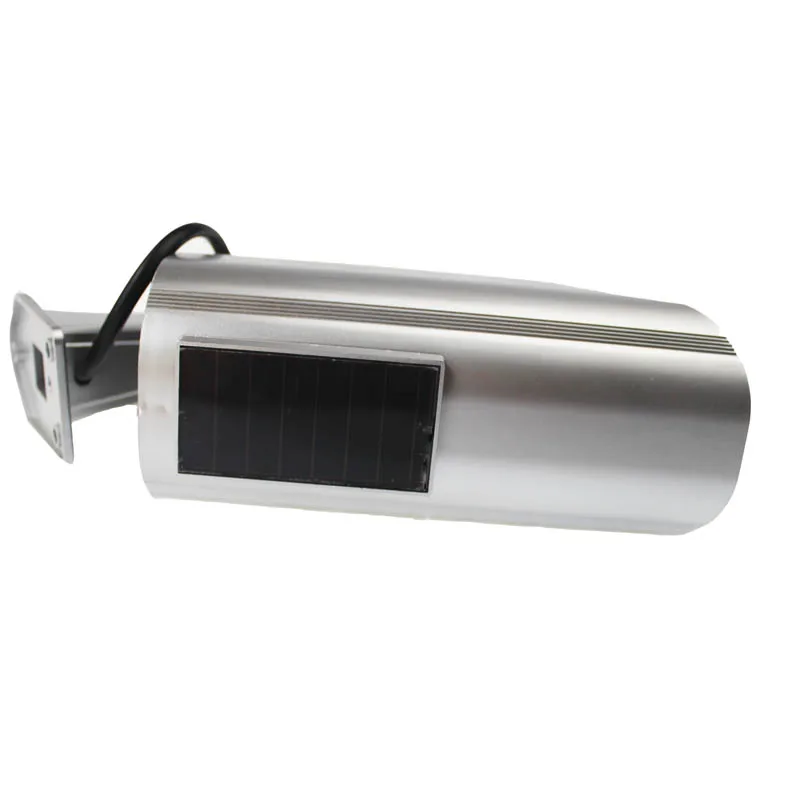 Dummy Camera Solar Battery Powered Flicker Blink LED Fake Indoor Outdoor Surveillance Security Bullet CCTV | Безопасность и защита