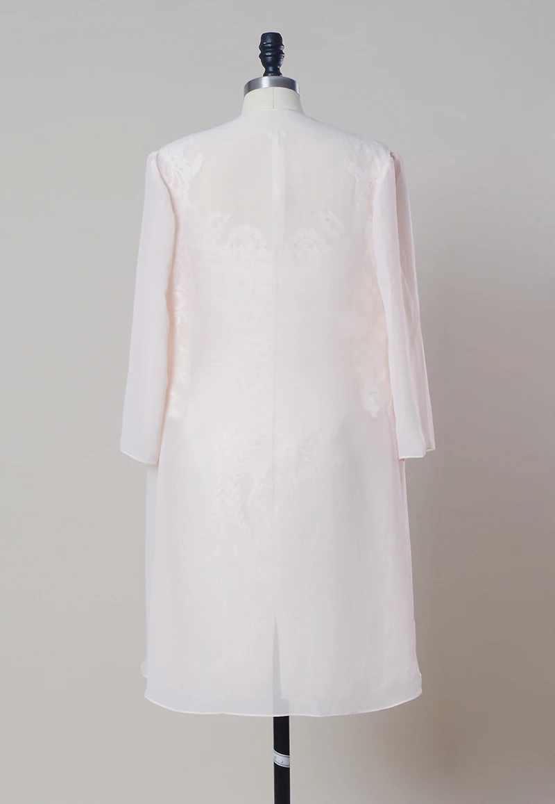 Charming Mother of the Bride Dresses 2 Pieces Lace Satin Suits For Wedding Guest 3/4 Sleeves Knee Length Gowns | Свадьбы и торжества