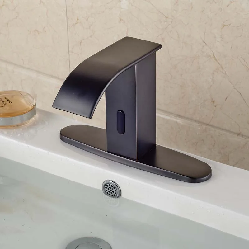 Бронзовый Смеситель для ванной с масляной прокладкой автоматический сенсор