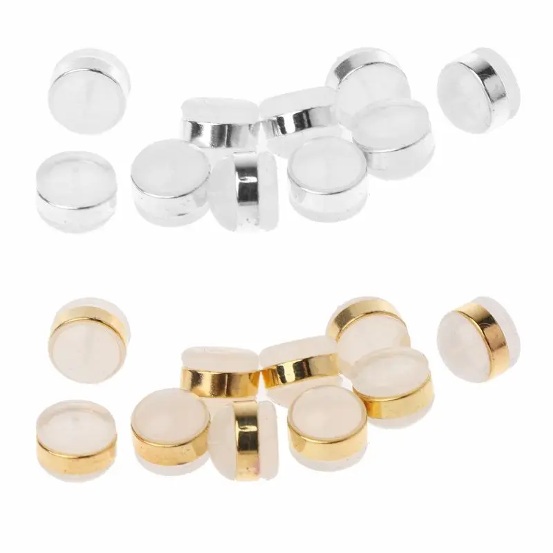 Горячая 10 шт Мягкая силиконовая серьга для задней панели защитные накладки