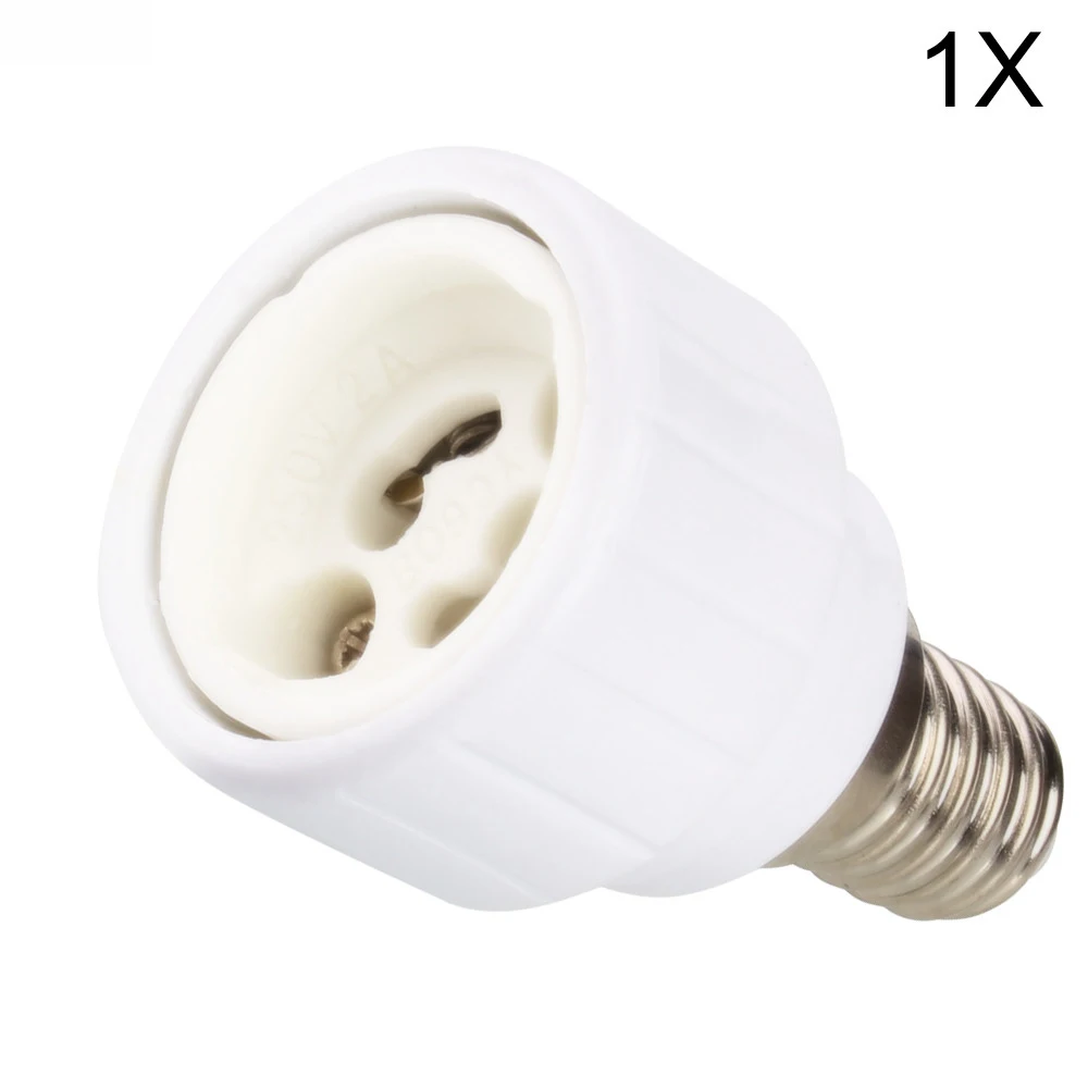 1x E14 до GU10 патрон лампы преобразователи базовые светодиодные галогенные CFL