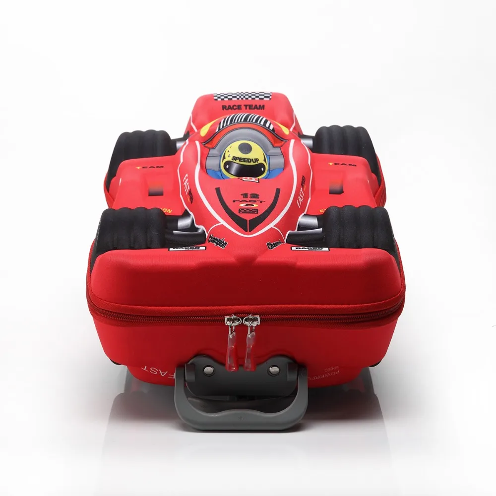 3D дети автомобиль путешествия прокатки багажа стерео подъем лестницы тяга