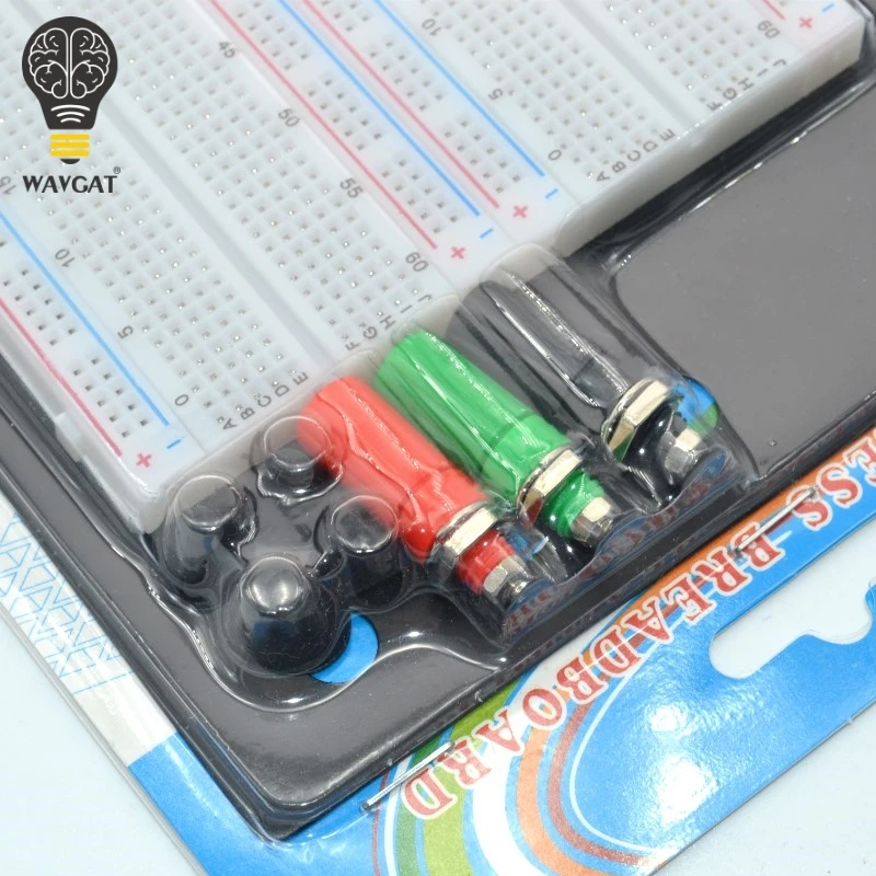 WAVGAT SYB 1660 печатная плата без пайки 4 шины тестовая точка привязки 1660|breadboard solderless| |