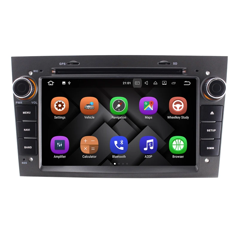 1024x600 четырехъядерный Android 7 1 2 Din &quotавтомобильный DVD GPS для Opel Vectra Corsa Zafira Astra Antara Tigra