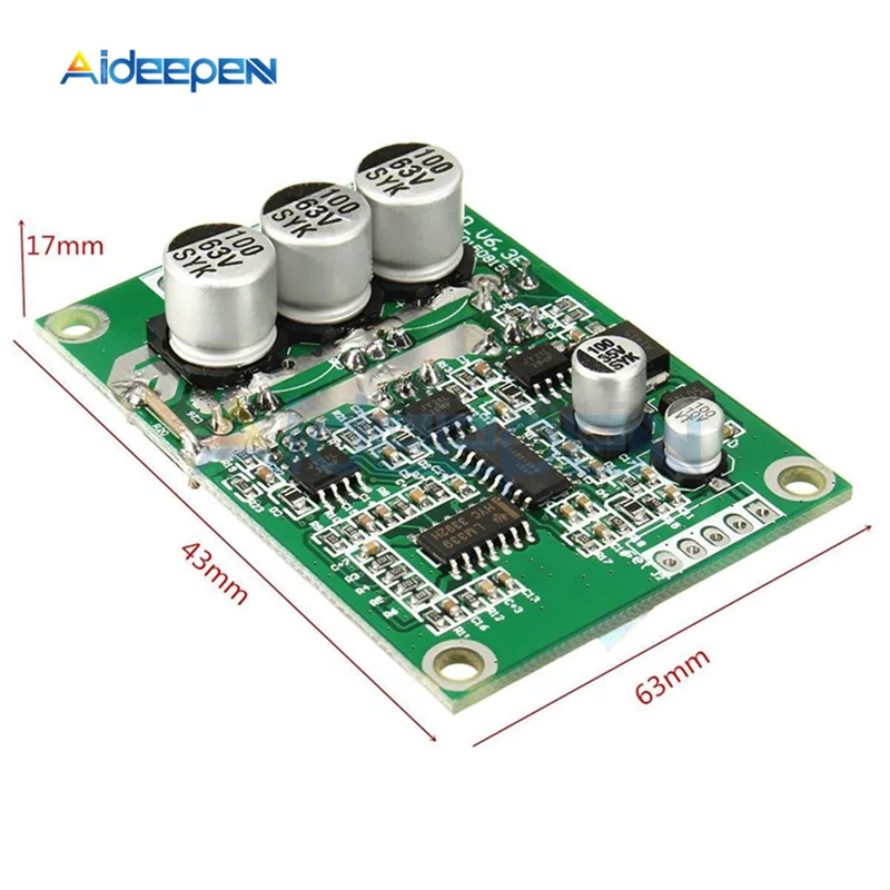 DC 12 V-36 V 500W PWM Бесщеточный Регулятор скорости управления двигателем ler Hall Motor BLDC баланс автомобиля драйвер плата управления модуль