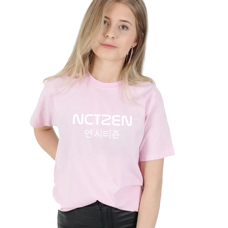 Женская футболка NCTZEN хлопковая с коротким рукавом модная летняя топы KPOP NCT Fandom