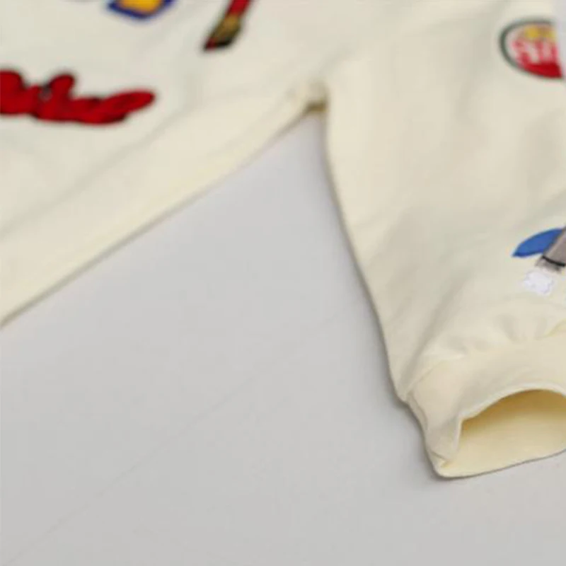 Сутон комплект одежды для маленьких девочек помада патч мультфильм хлопковая