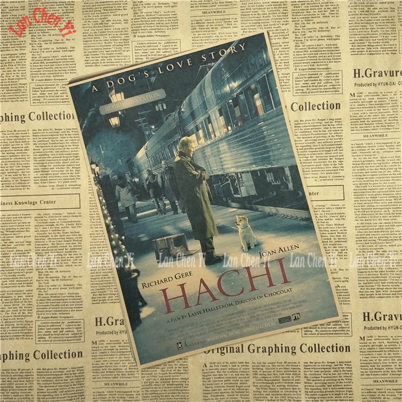 Фильм Hachi постер фильма делает ретро ностальгия крафт Бумага плакат для бара/кафе