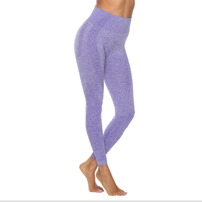 Seamelss Леггинсы для женщин высокая талия тренажерный зал Йога леггинсы