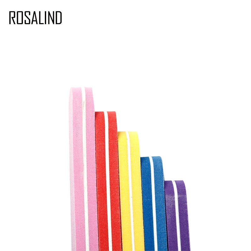 Инструмент для маникюра ROSALIND с буфером для ногтей, 1 шт., пилка для удаления ногтей, шлифовальная полировка, аксессуары, полировщик