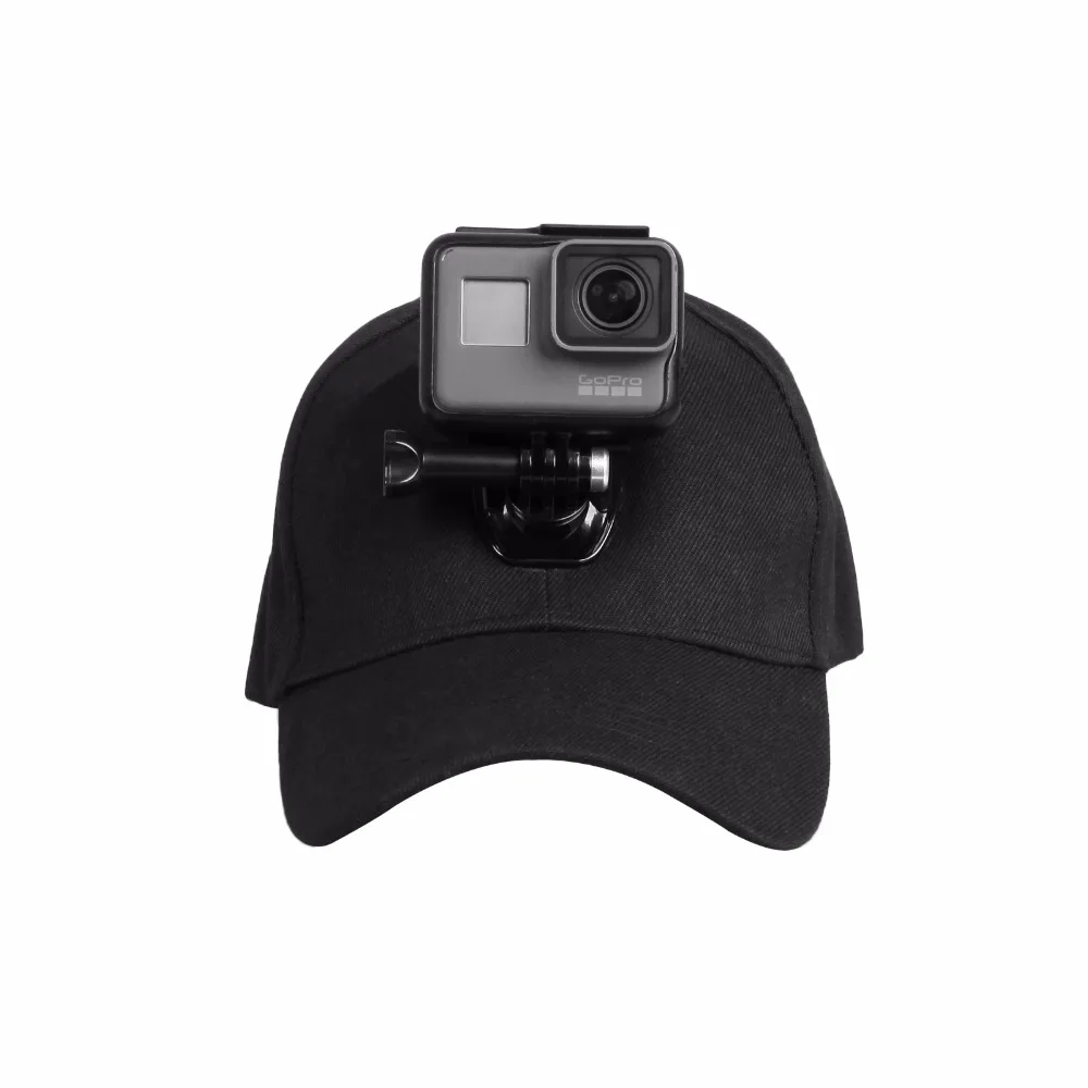 Спортивная камера шляпа для Gopro аксессуары Регулируемая крышка с винтами и J база для гоу-про для GoPro HERO 6 5 4/5 4 Session