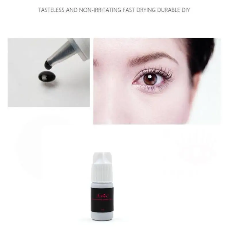 Ресницы Клей Двойной век искусственные ресницы удлинение Fast Dry запах низкий