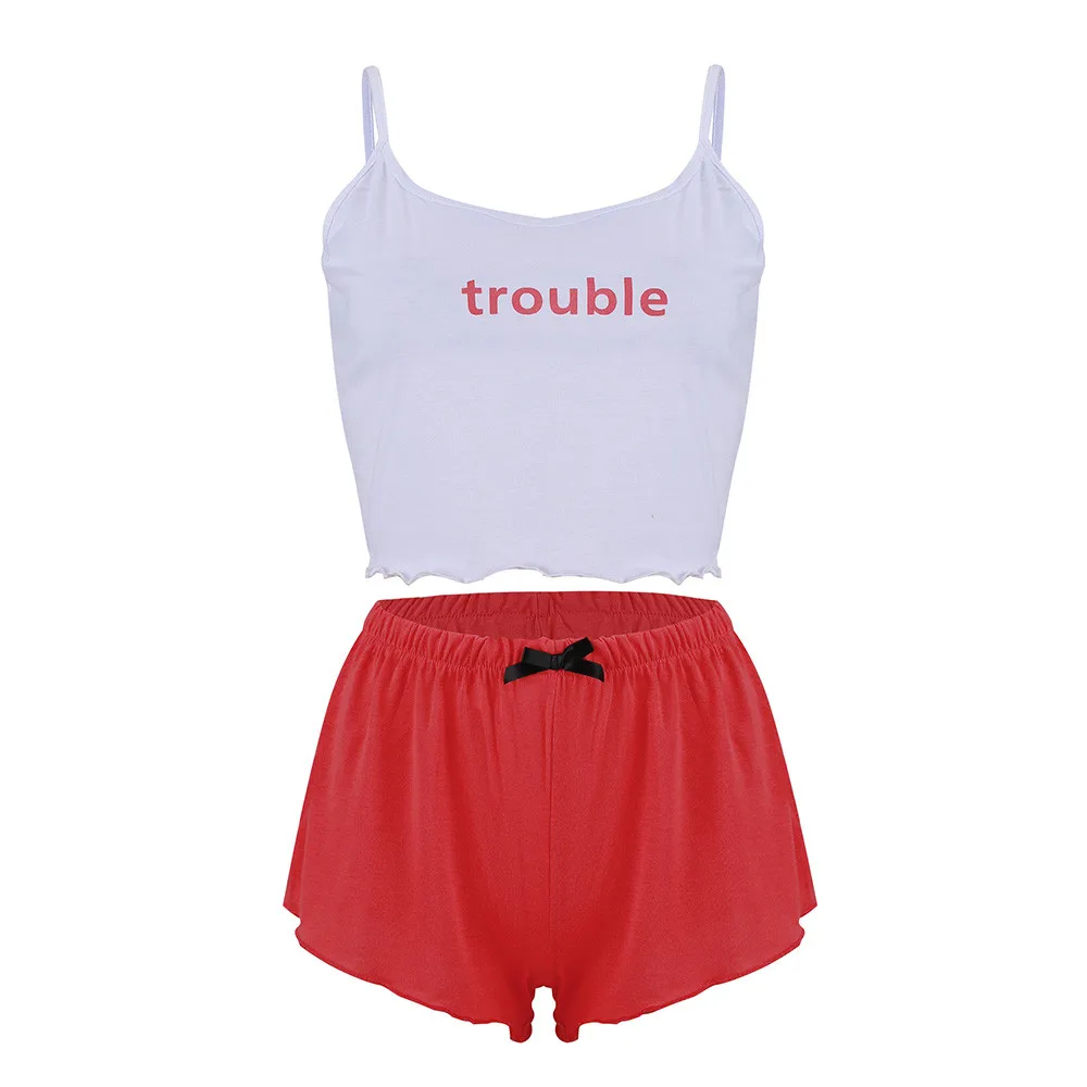 Женский спортивный костюм из 2 предметов повседневный укороченный топ на