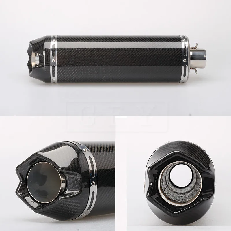Универсальный мотоциклетный карбоновый фильтр Akrapovic глушитель выхлопной трубы