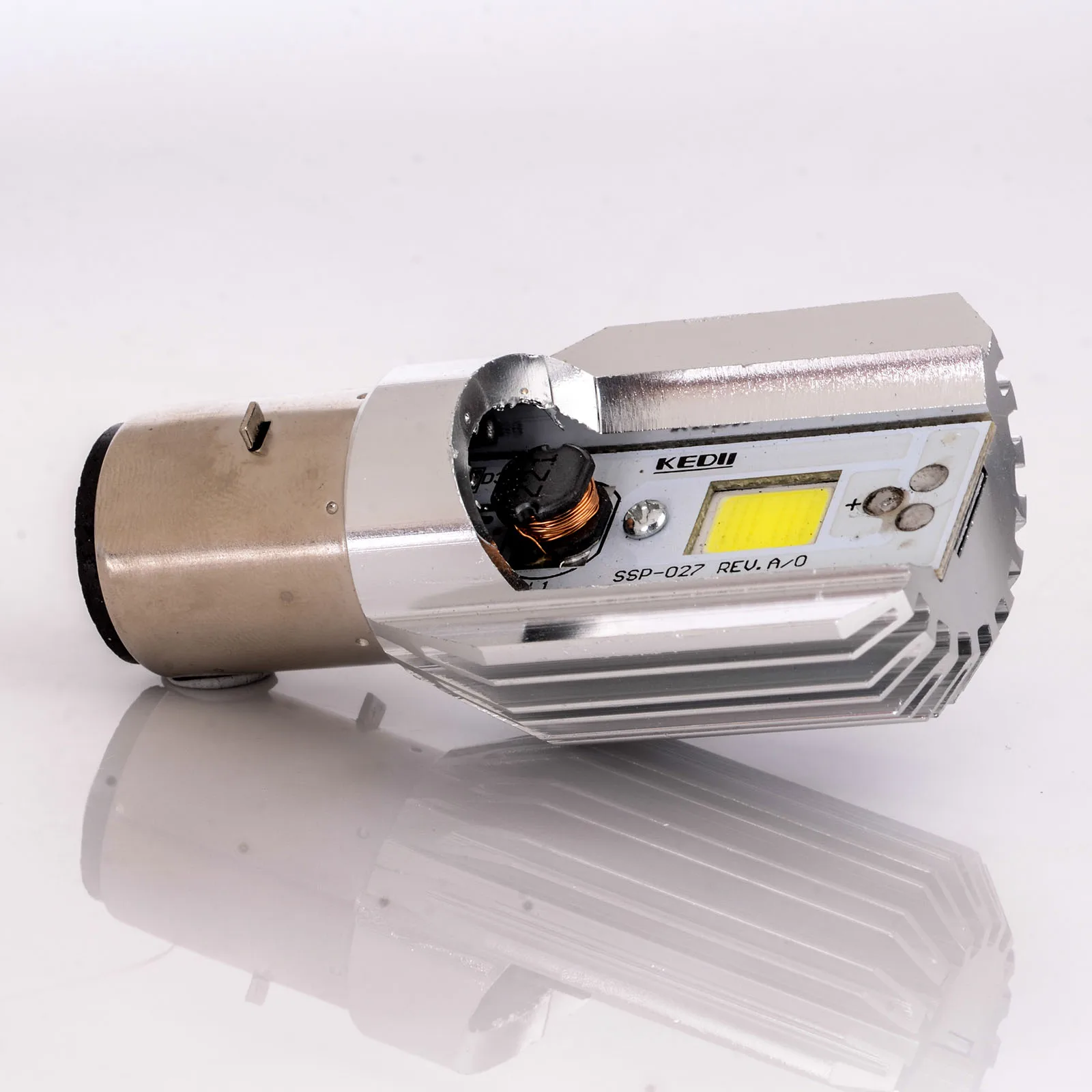 1 шт. H6 BA20D DC 6 V-80 V 12W COB светодиодный фара для мотоцикла Hi/Lo
