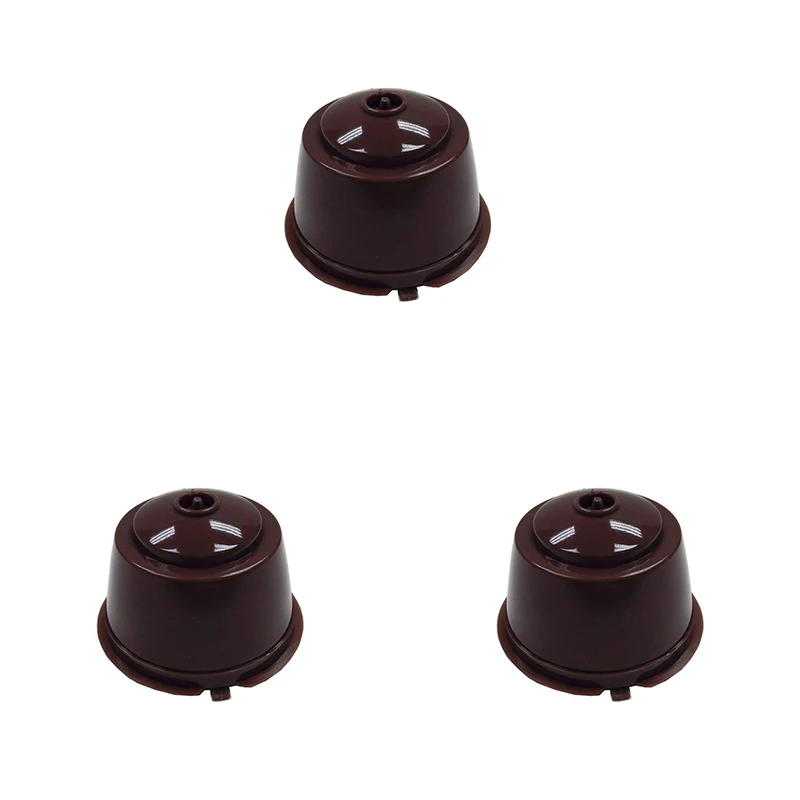 Coffee 3 шт./лот, многоразовые капсулы, 304 пластик, многоразовый фильтр для Dolcegusto, Кофеварка, кофейная капсула, капельница, кофейные инструменты - Цвет: Coffee