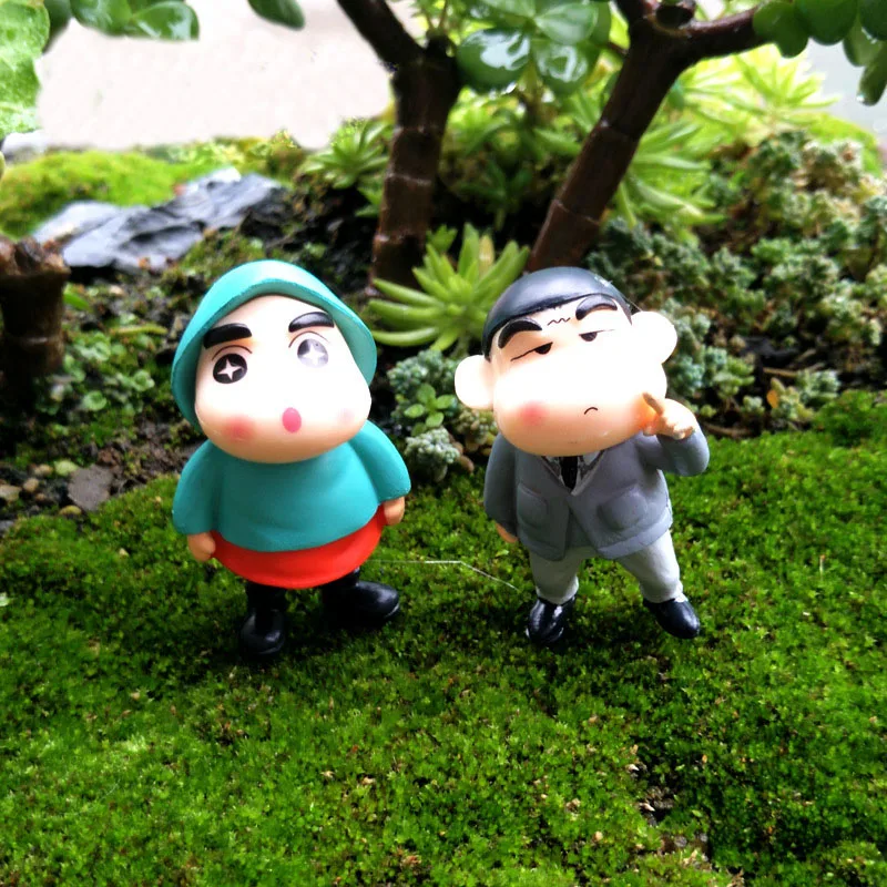 2019 1 шт. милый мальчик Shinchan DIY Смола Фея Сад ремесло украшение миниатюрный микро