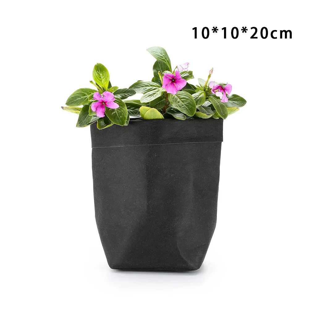 10x10x20cm Кашпо для суккулентов горшок моющаяся бумага для рукоделия подставка для цветочных горшков под заказ многоразовые многофункциональная сумка для хранения вещей - Цвет: 10x10x20cm