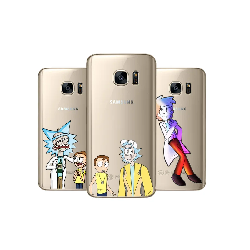 N369 Рик Морти Забавный Мягкий силиконовый чехол из ТПУ для samsung Galaxy Note 3 4 5 8 9 10 M10 M20