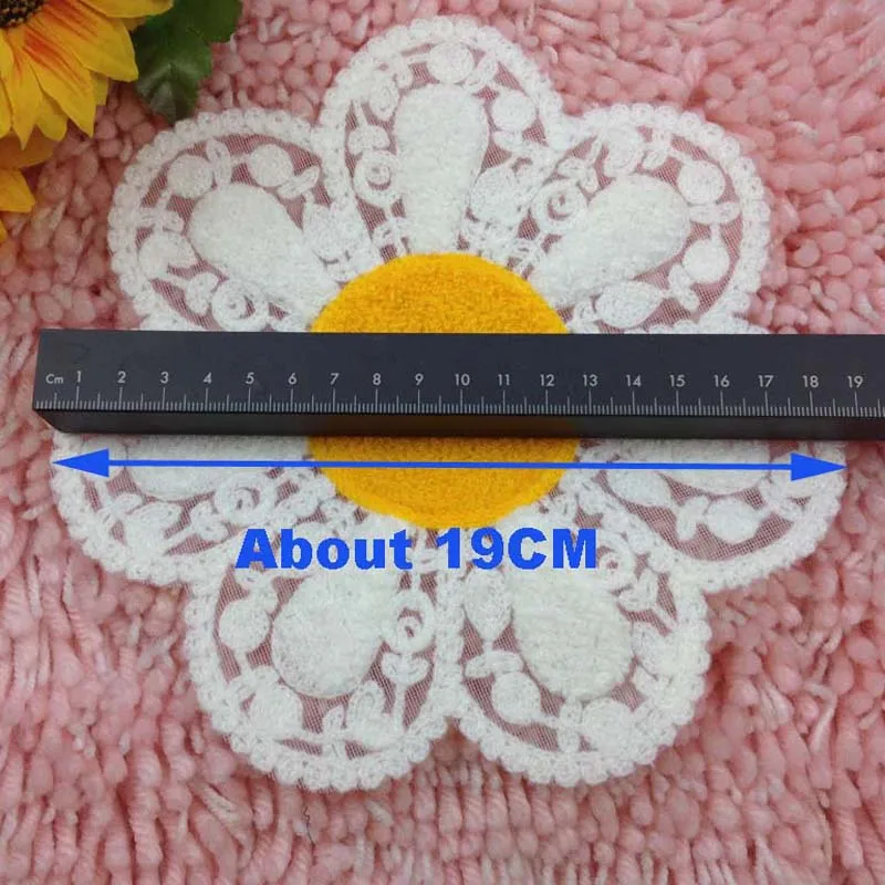 Новый Шить-на вышивка с цветочной аппликацией патч девочки дети мода прекрасный