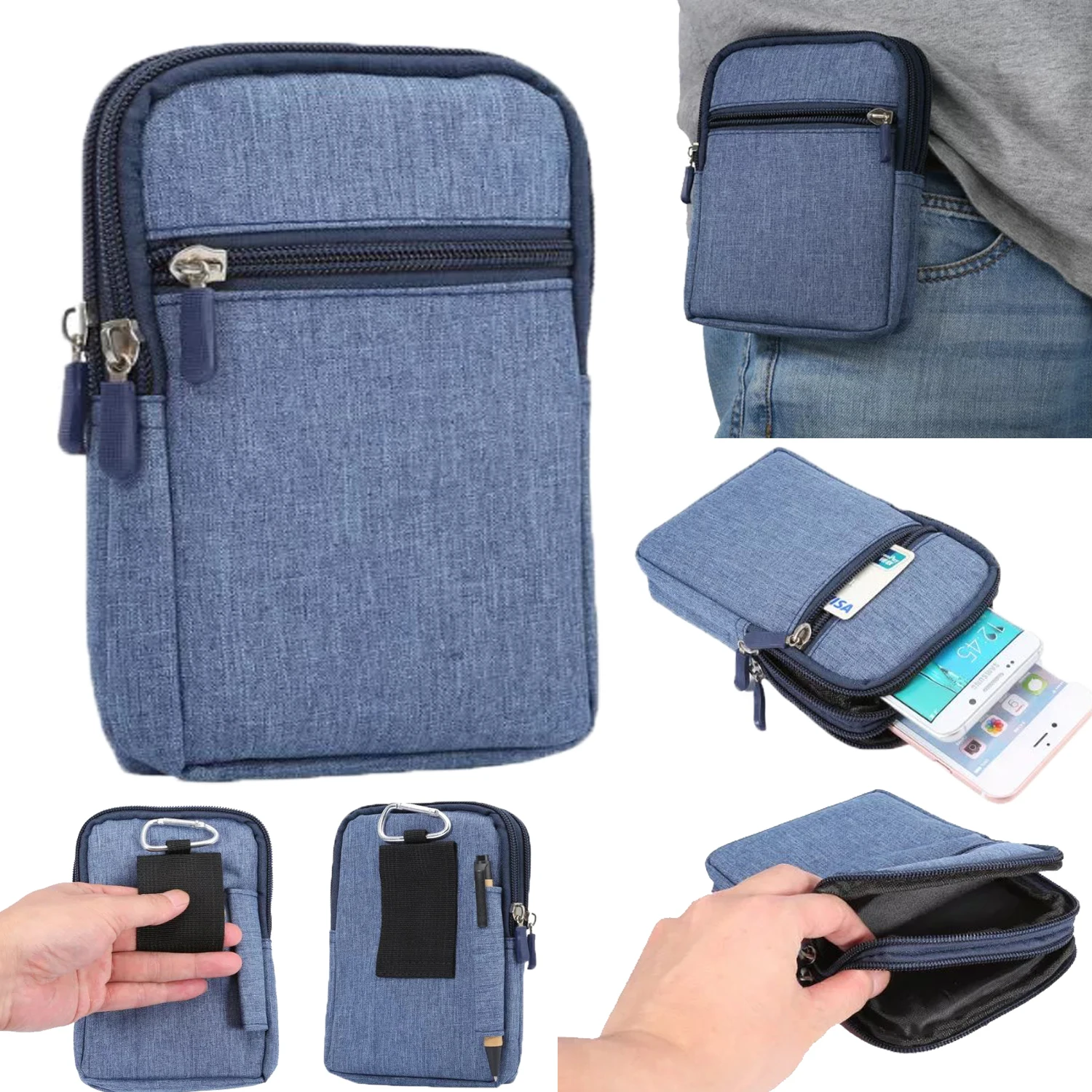 Открытый Пеший Туризм Спорт на открытом воздухе мульти карманы мобильный