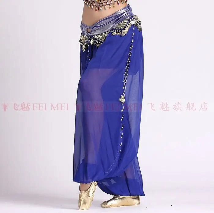 Женские шифоновые штаны для танца живота висячие кольца с внутренней подкладкой