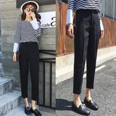 Женские широкие брюки с завышенной талией повседневные свободные прямые в