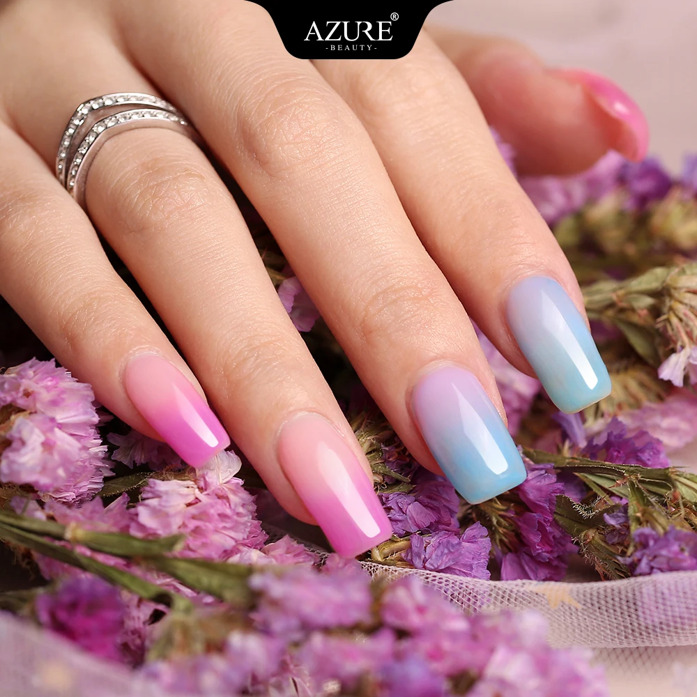 Azure Beauty 5 шт./лот Хамелеон термо УФ Гель лак Полупостоянный меняющий цвет