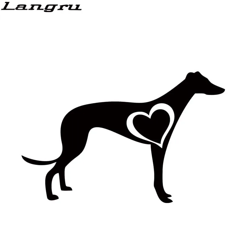 Langru Love Heart наклейки для автомобиля креативные виниловые на окна аксессуары