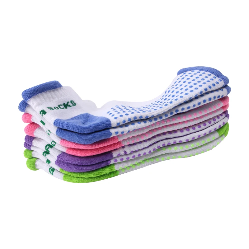 Женские носки для фитнеса и йоги профессиональные Нескользящие резиновые в