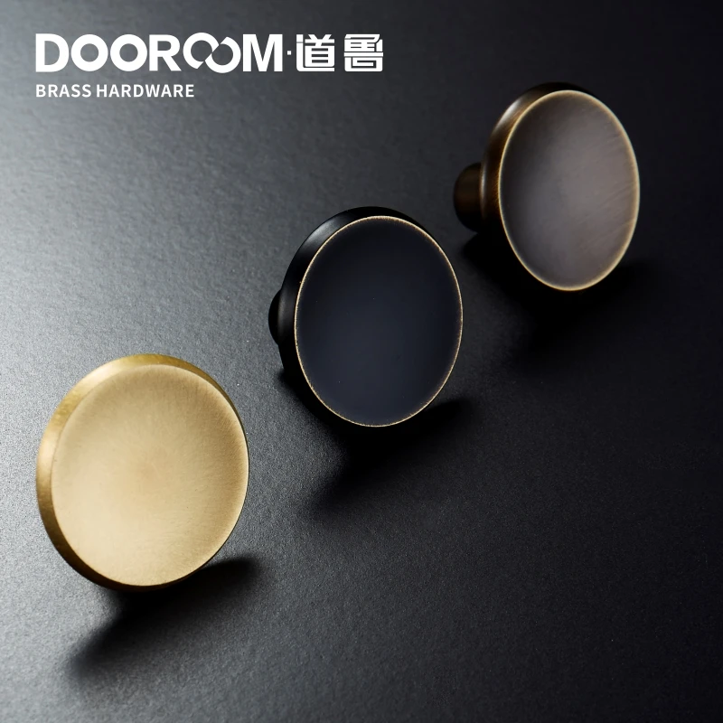 Dooroom новая твердая латунь мебельные ручки удобные двери шкафа шкаф комод ящики тянет американские сельские ручки