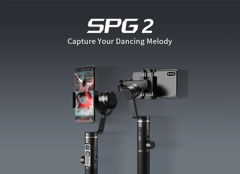 Feiyu SPG 2 3-осевой ручной шарнирный стабилизатор для камеры для телефона iphone 7 X gopro hero 7 3/4/5 Pk Zhiyun Smooth Q 4 DJI Osmo mobile 2