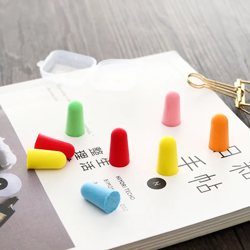 2 короба/набор мягкие затычки для ушей с защитой от шума звукоизоляция сна