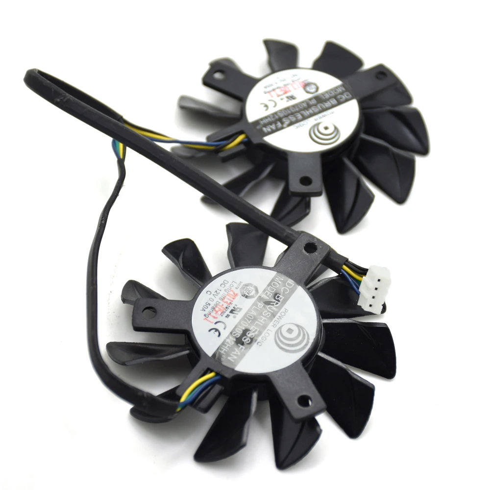 PLA07010S12HH 12V 0.5A 65mm 4Pin сменный вентилятор охлаждения для MSI R5770 Hawk-Видеокарта-Radeon HD 5770