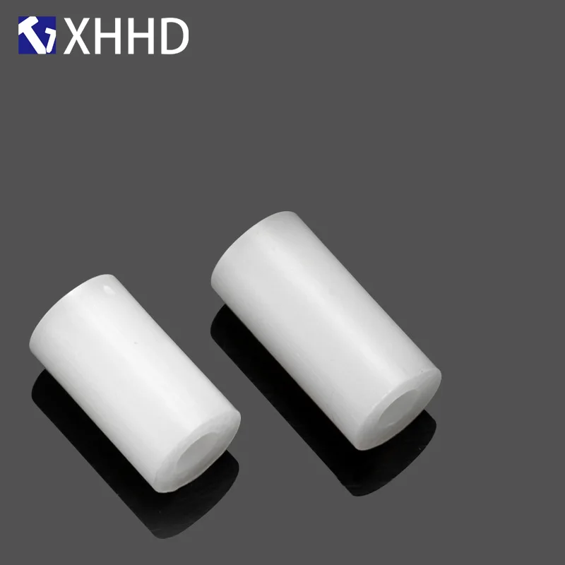 M3 M4 M5 White Round Nylon threadless Plastic Spacer ABS Hollow Standoff Washer Non-Threaded PCB Board Screw Bolt | Обустройство дома