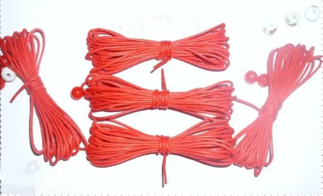 Красный цвет 2 5 3 мм x 150 м Женский хлопковый шнур/веревка кожаные шнурки стринги