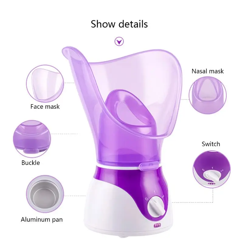 2в1 Горячая спрей Глубокая очистка лица Очиститель красота паром устройство